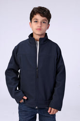 Softshell Zip Dark Blue Jacket
